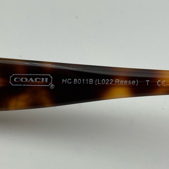 Coach Tortoise Oval Sunglasses Frames HC8011B - Picture 6 of 7